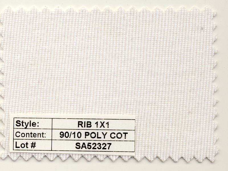 Rib 1x1 90/10 Poly Cotton